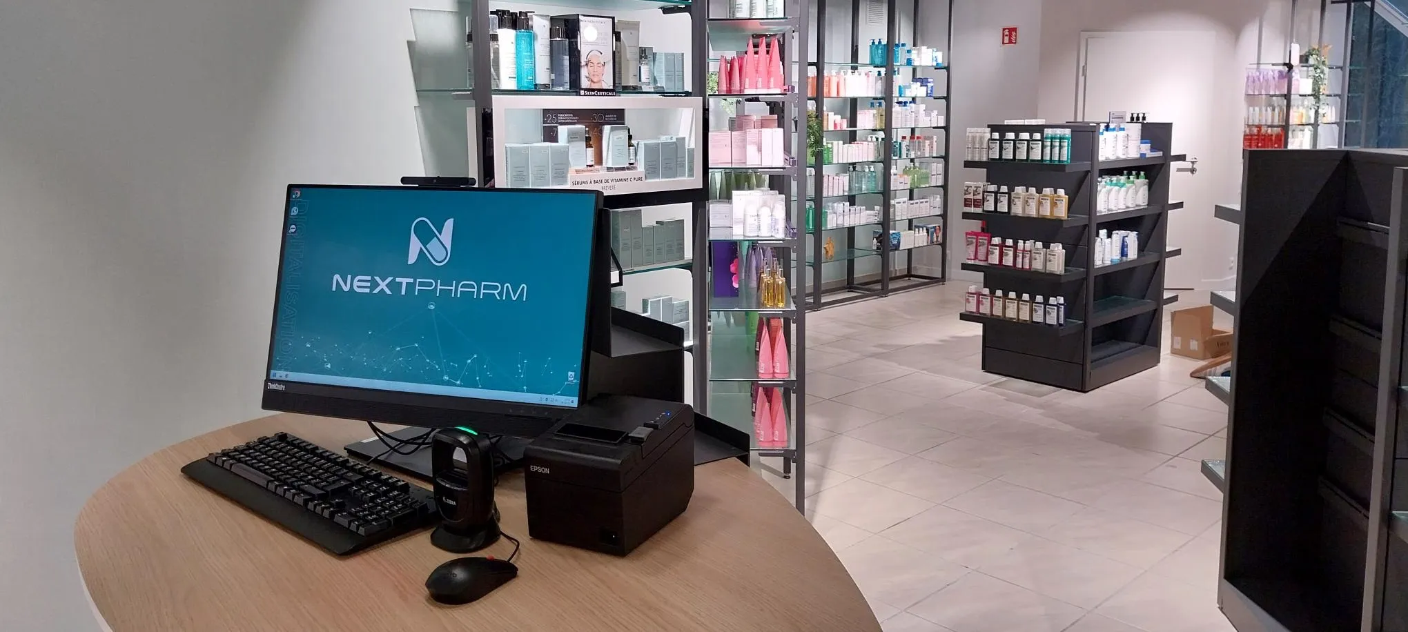 Interface NextPharm - Logiciel de gestion pharmacie